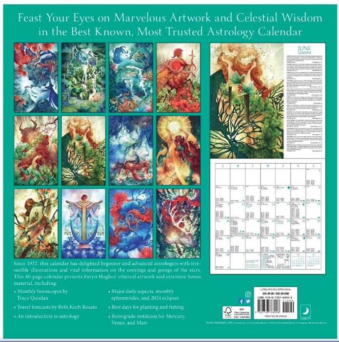 Calendar - Large - Astrological Wall Calendar